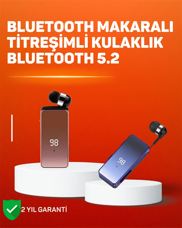 İki Telefona Aynı Anda Bağlanan Bluetooth 5.3 Klipsli Kulaklık – MFB Çok Noktalı Bağlantı