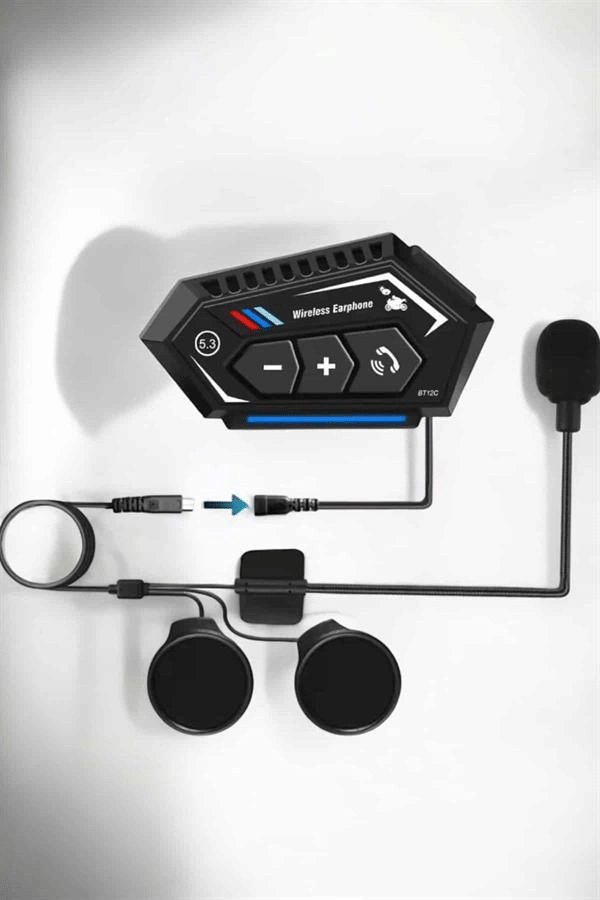 İnterkom Intercom Kask Kulaklık Bt22 Bluetooth Motosiklet Kulaklık 5.0 Bluetooth