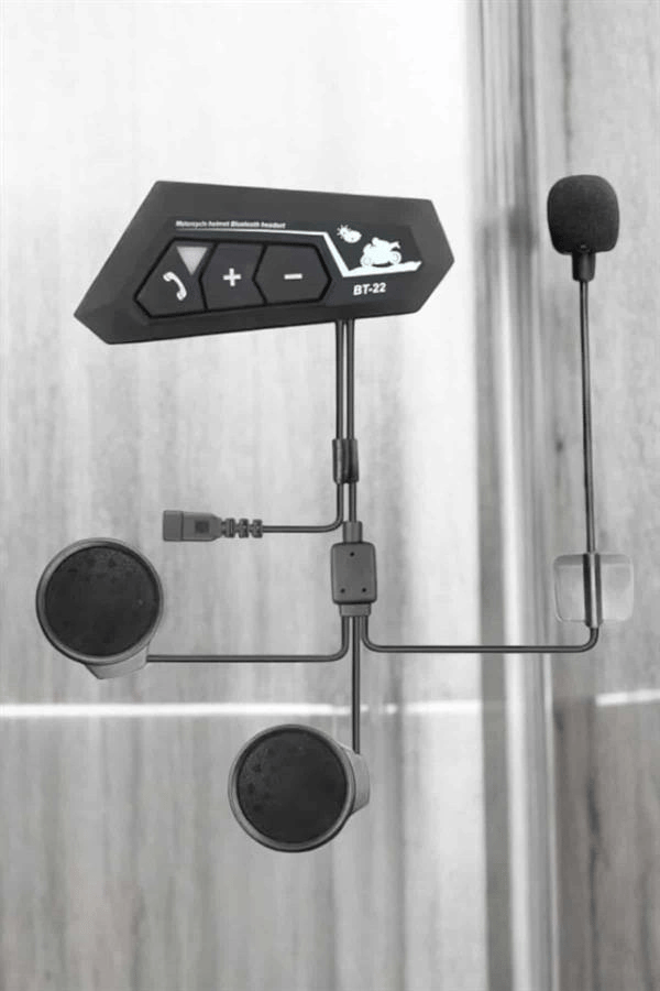 İnterkom Intercom Kask Kulaklık Bt22 Bluetooth Motosiklet Kulaklık 5.0 Bluetooth