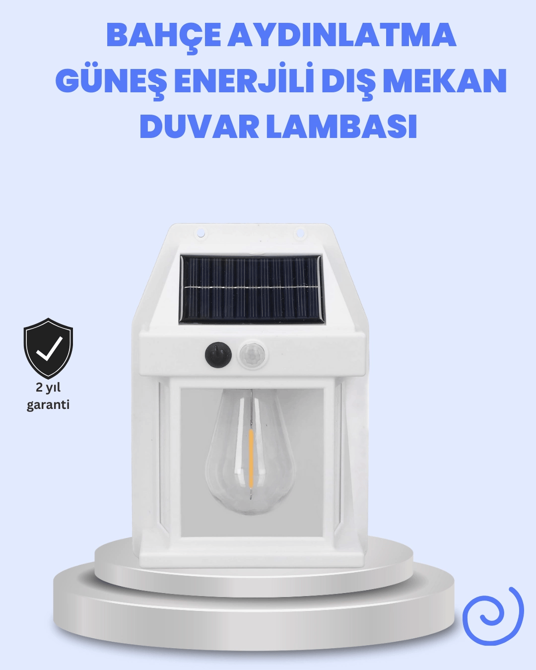 IP65 Su Geçirmez Güneş Paneli Dış Mekan Lamba