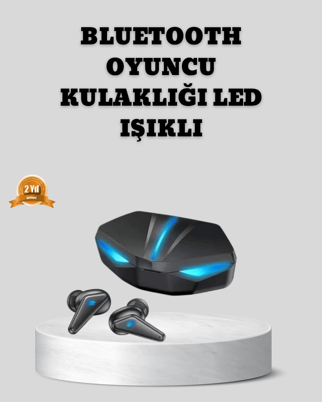 Kablosuz Bluetooth Kulaklık – Aktif Gürültü Engelleme, 3D Ses Deneyimi, Uzun Pil Ömrü