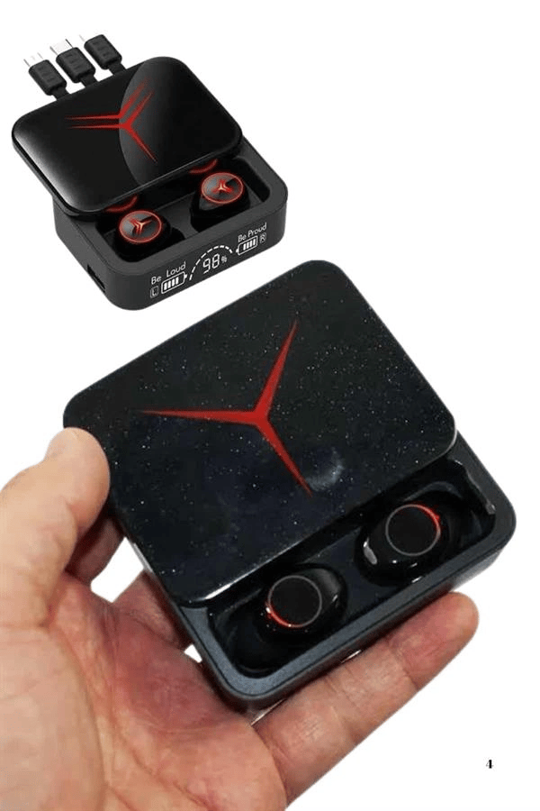 Kablosuz Bluetooth Kulaklık Powerbank Özellikli Göstergeli Hd Mikrofon