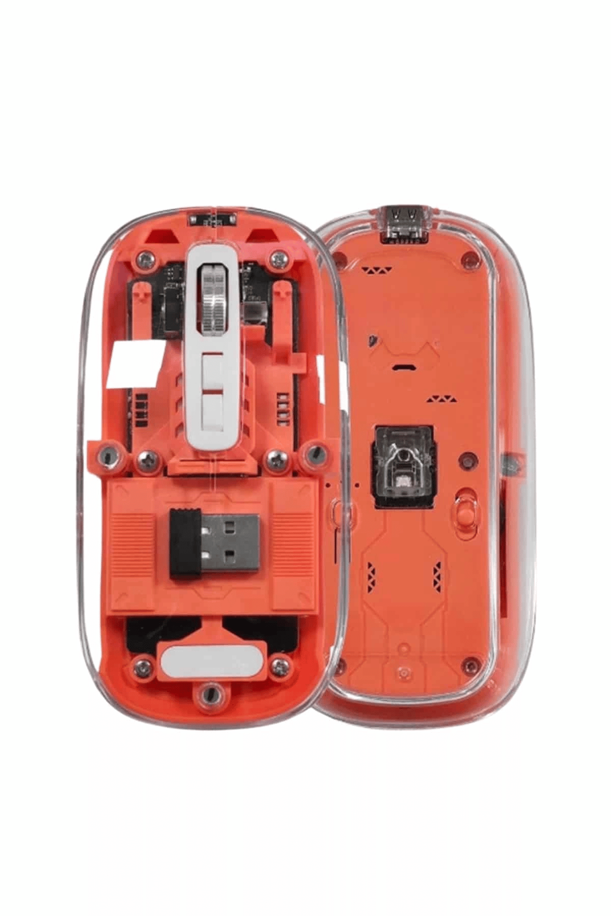 Kablosuz Mouse Fare Şarjlı Bluetooth Wireless Çift Modlu Sessiz