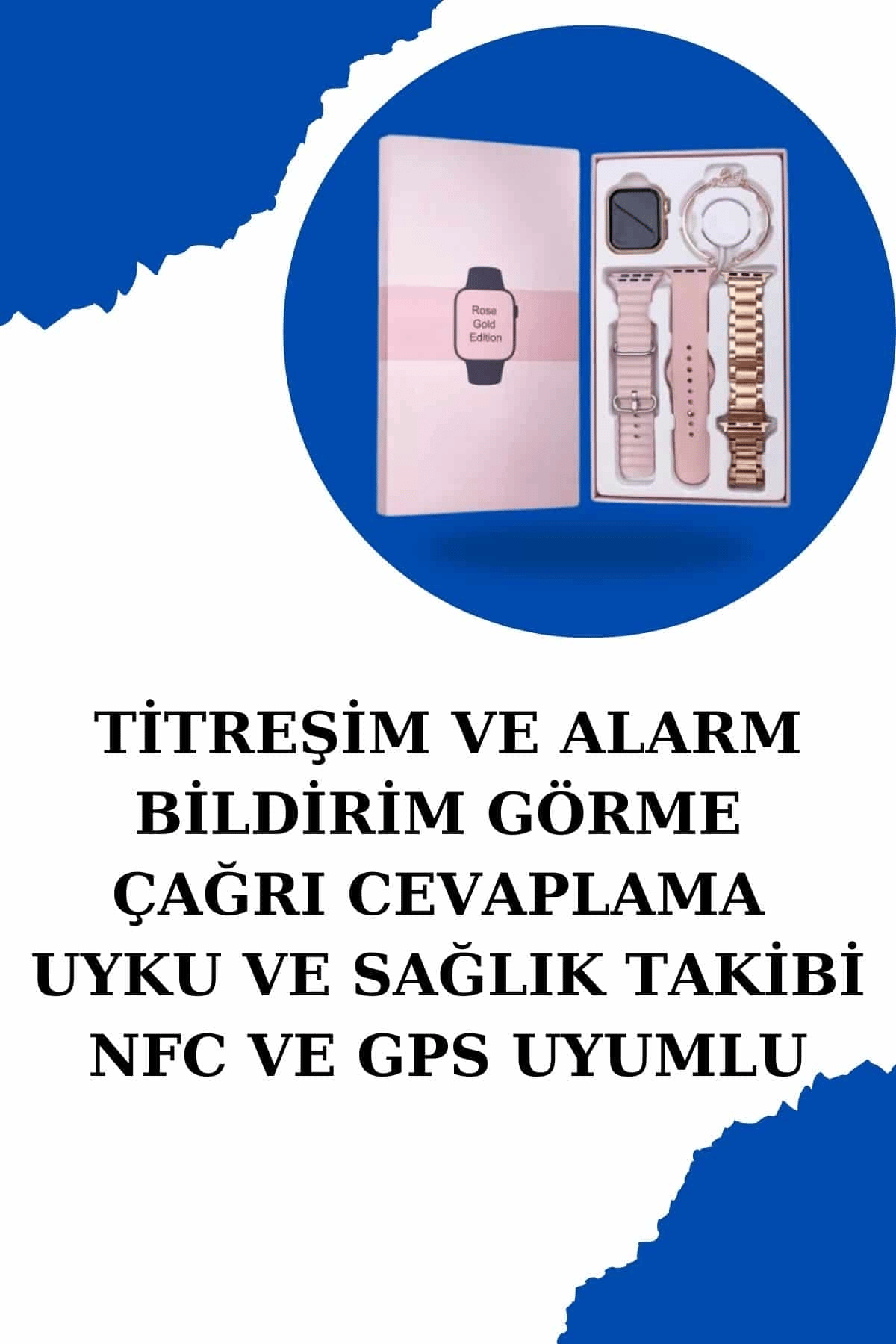 Kadınlar İçin Dokunmatik Ekran Akıllı Saat ve Gamer Kablosuz Bluetooth Kulaklık ANC Özelliği