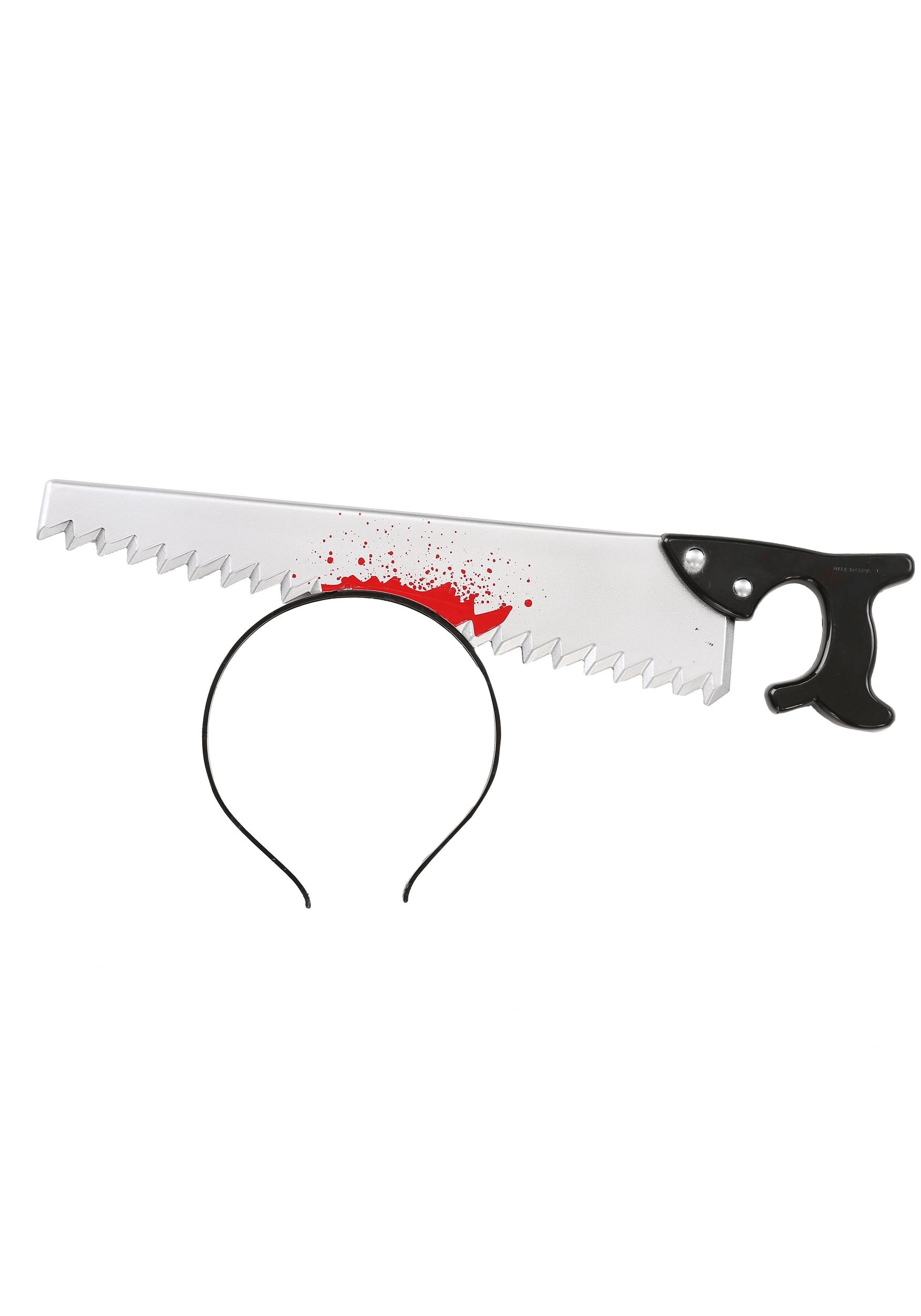 Kafaya Saplanmış Halloween Kanlı Testere Şaka Tacı Bx40