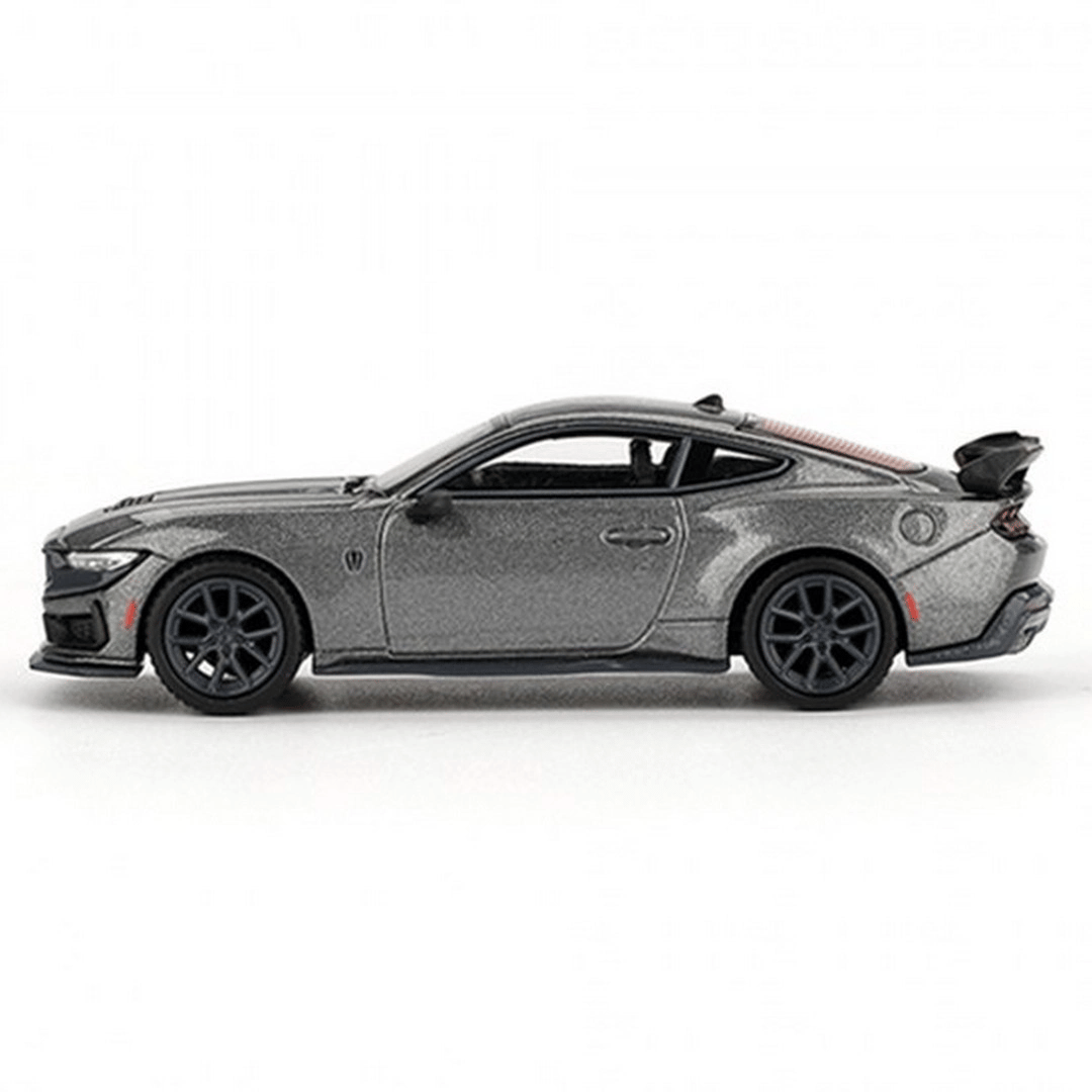 Karbon Gri 1/64 Ford Mustang Dark Horse Diecast Model - Blister Koleksiyonluk BX-313361
