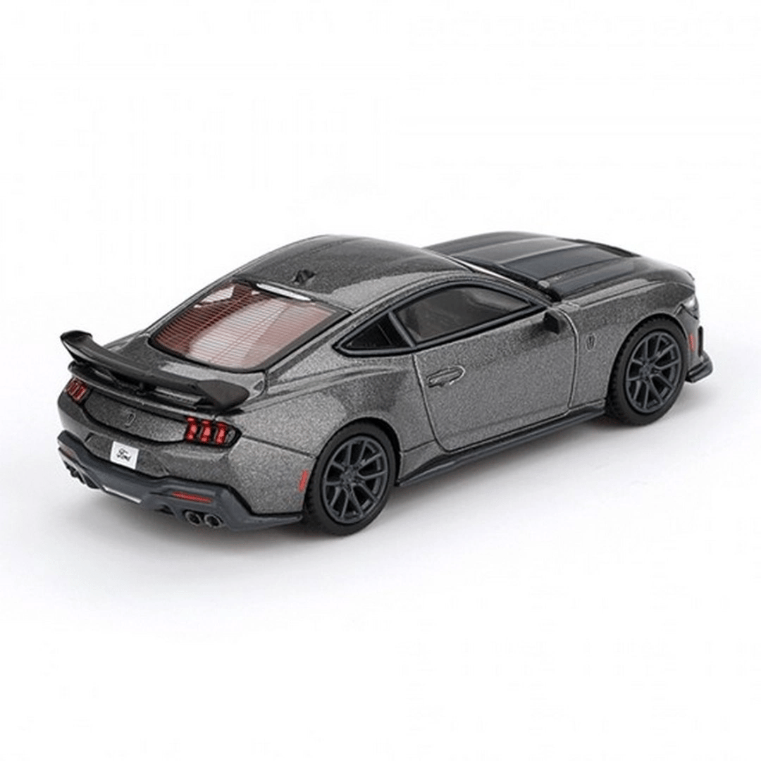 Karbon Gri 1/64 Ford Mustang Dark Horse Diecast Model - Blister Koleksiyonluk BX-313361