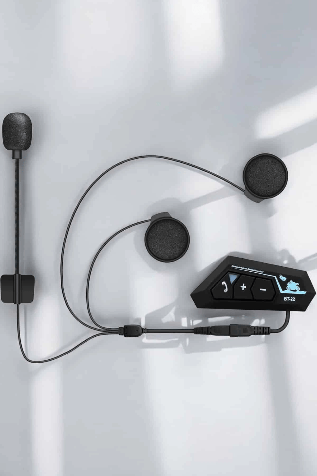 Kask Kulaklığı Motosiklet Intercom Interkom Dinleme Konuşma Özellikli Su Geçirmez