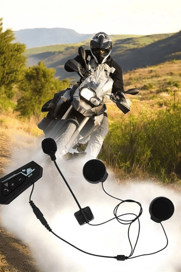 Kask Kulaklığı Motosiklet Intercom Interkom Dinleme Konuşma Özellikli Su Geçirmez