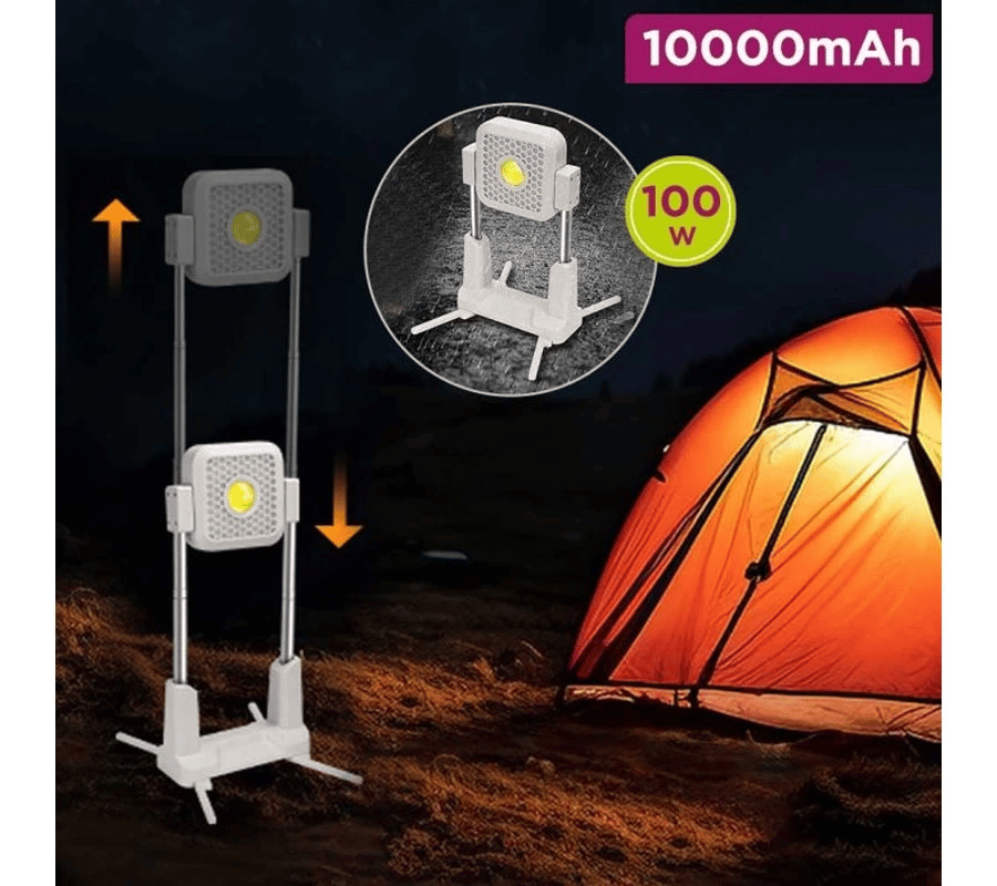 Katlanabilir Kamp Lambası Çok İşlevli Ultra Güçlü 4 Modlu Aydınlatma