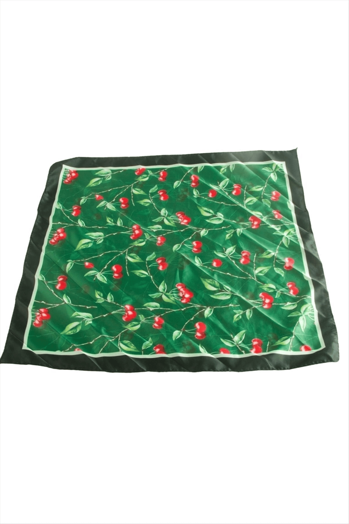 Kiraz Zr Saten Fular 50*50 cm
