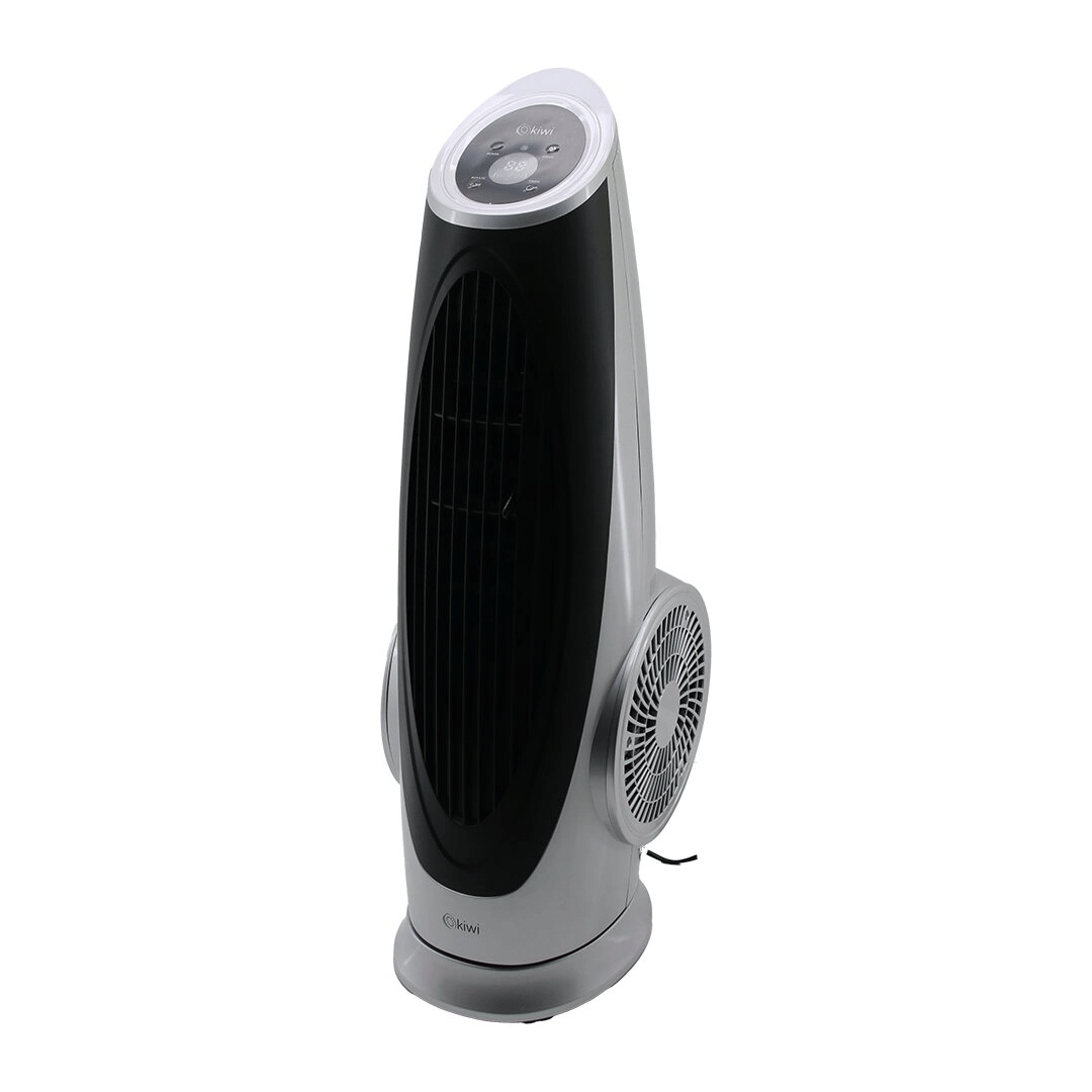 Kiwi Kfan-7690  Kule Tipi   Turbo Fan Vantilatör   Kumandalı - Dokunmatik Ekran  130w   3 Kademe Hız   Y: 75cm Bx40