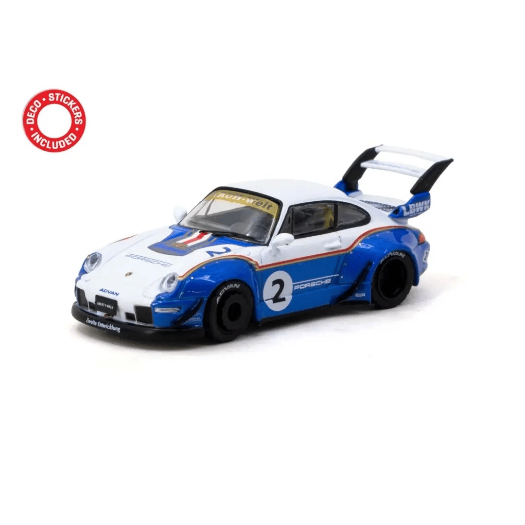 Konteyner Kutulu 1/64 RWB 993 Liberty Walk Diecast Model Araba - Koleksiyonluk BX-313331