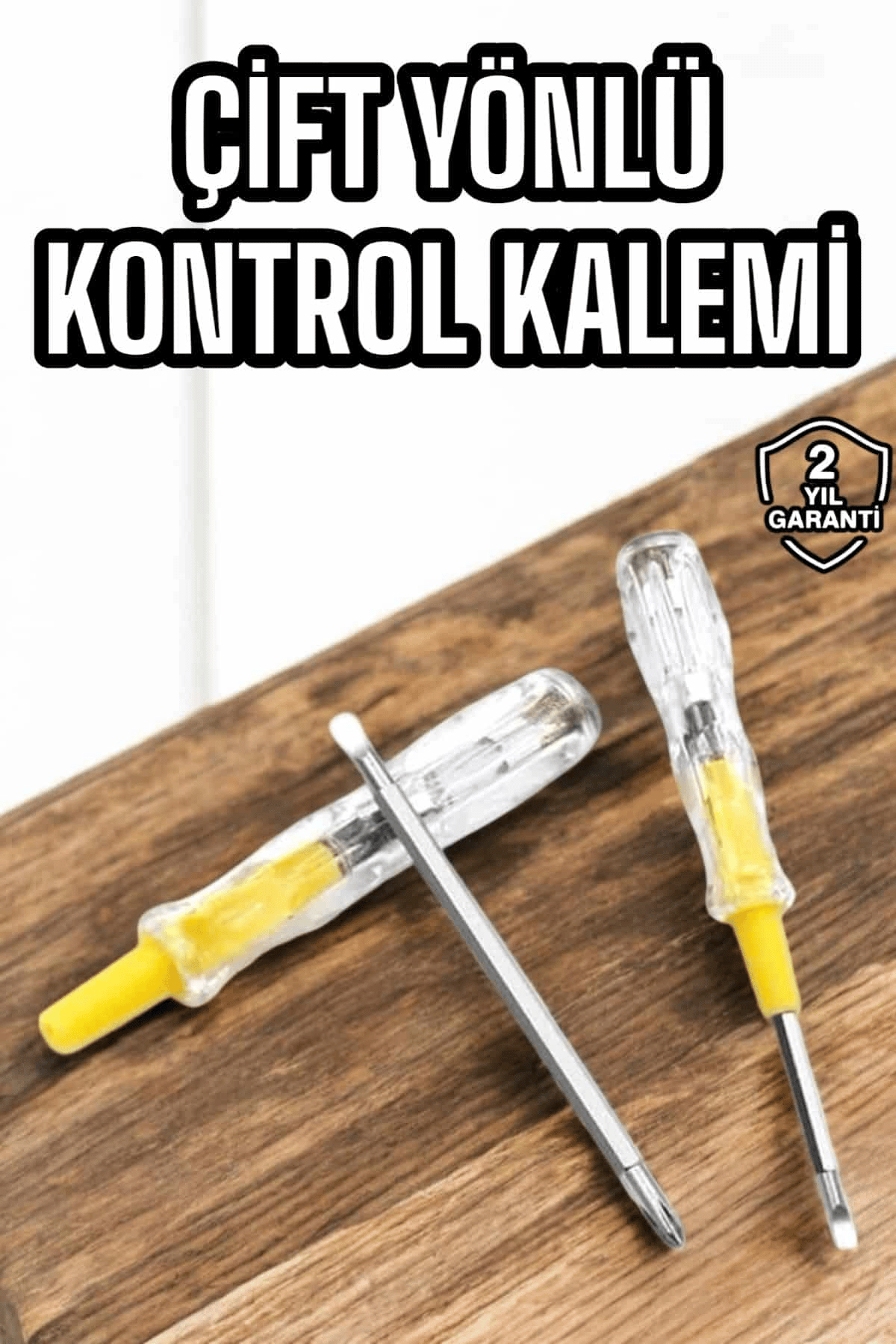Kontrol Kalemi Nikel Kaplama Çift Başlıklı Test Cihazı