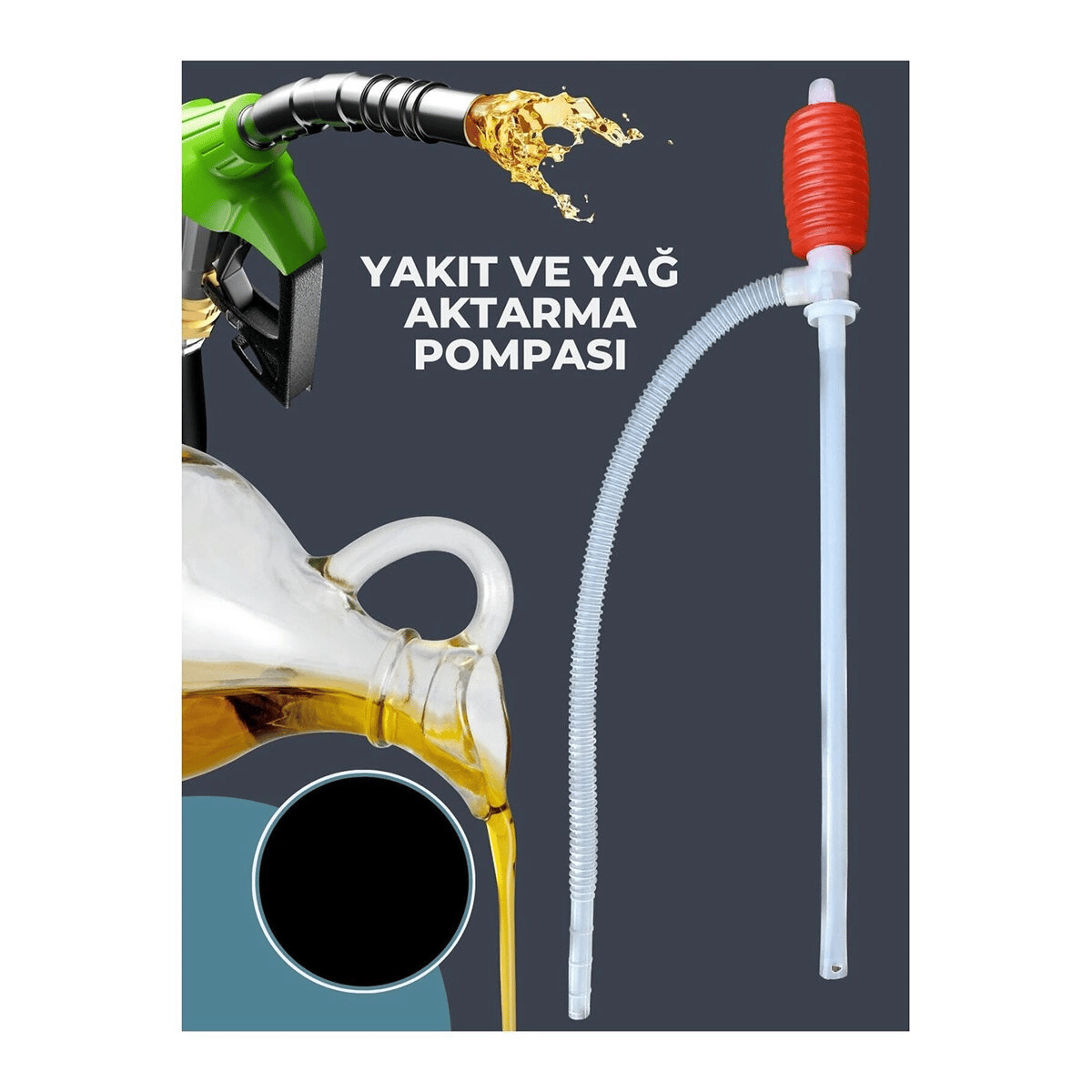 Küçük Boy Plastik Mazot Pompası - Su Pompası Bx40