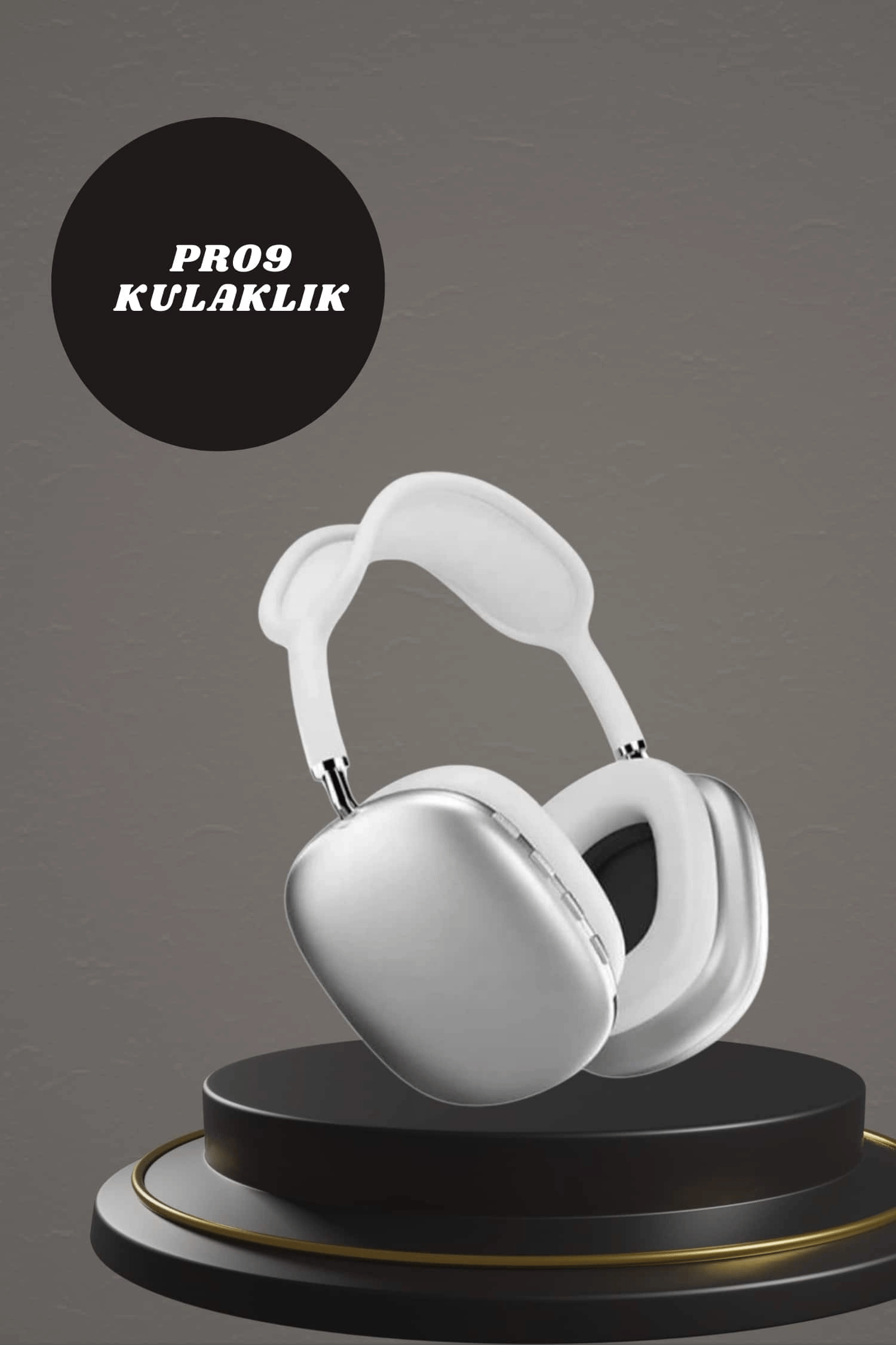 Kulak Üstü P9 Kablosuz Bluetooth Kulaklık ve 7 Kordonlu Akıllı Saat