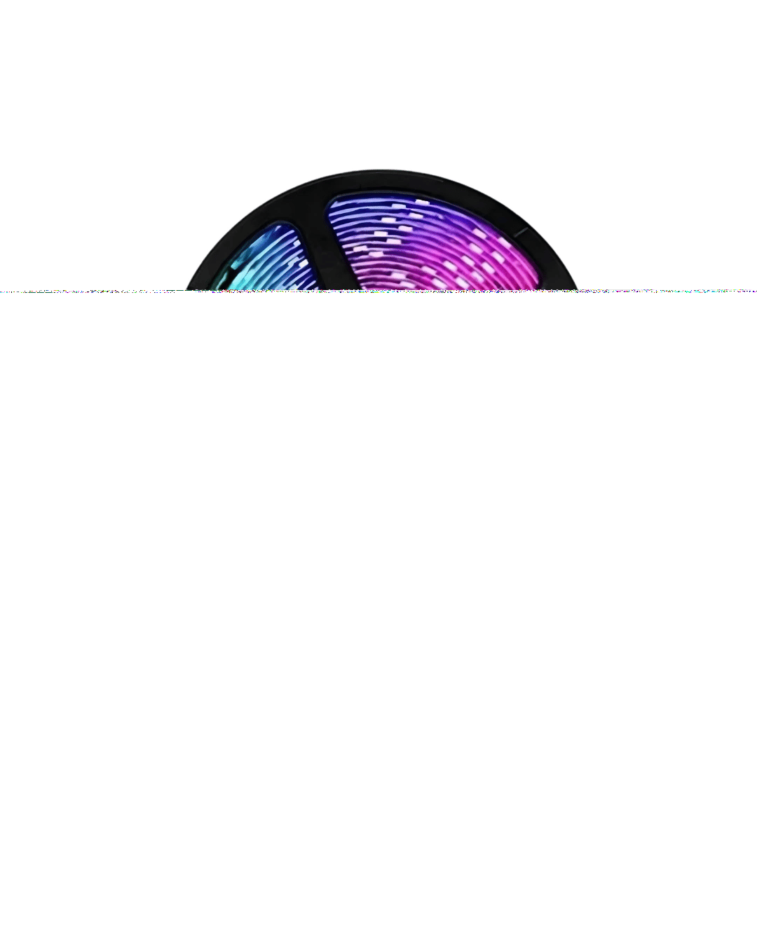 Kumandalı RGB Şerit Led 5 Metre Renk Değiştiren Dekoratif LED Işık