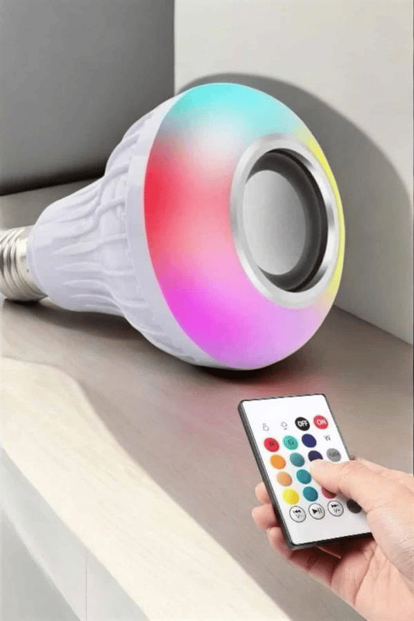 Lamba Led Hoparlör Dayanıklı ve Uzun Ömürlü Bluetooth Hoparlör