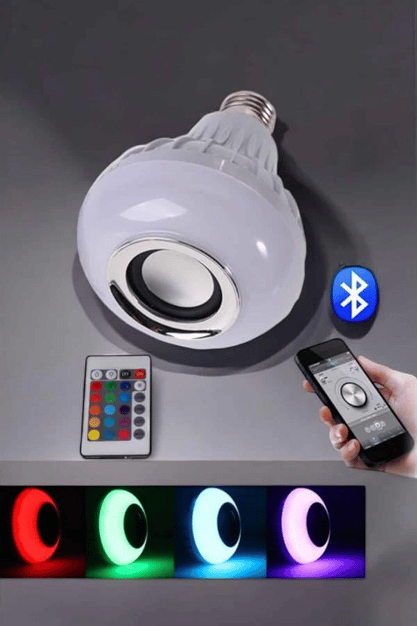Lamba Led Hoparlör Dayanıklı ve Uzun Ömürlü Bluetooth Hoparlör