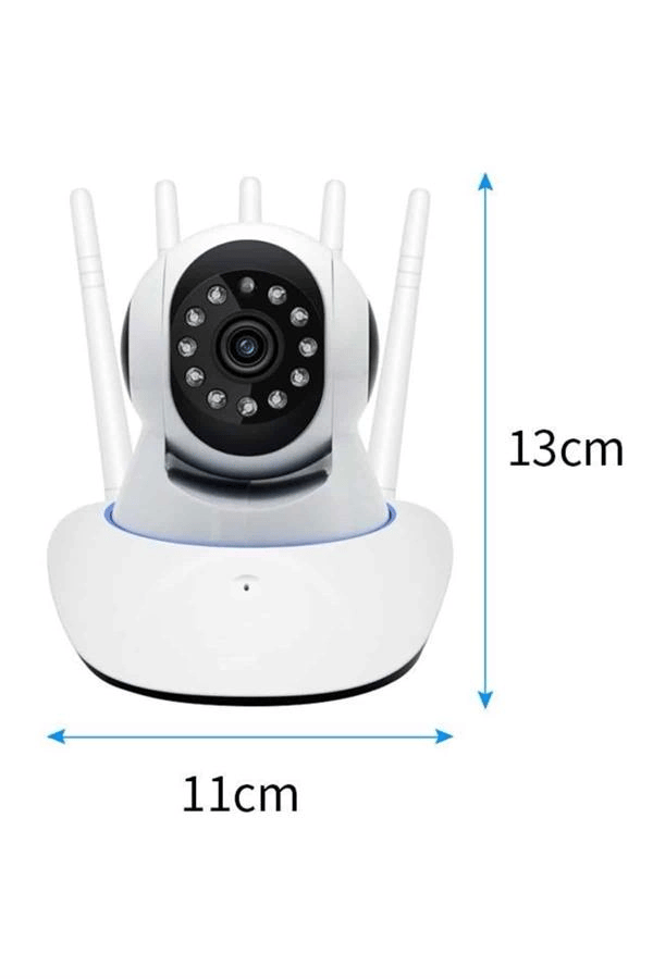 LED Aydınlatmalı 5 Antenli Motorlu 1080P Wifi Kamera Sensörlü Yeni Nesil