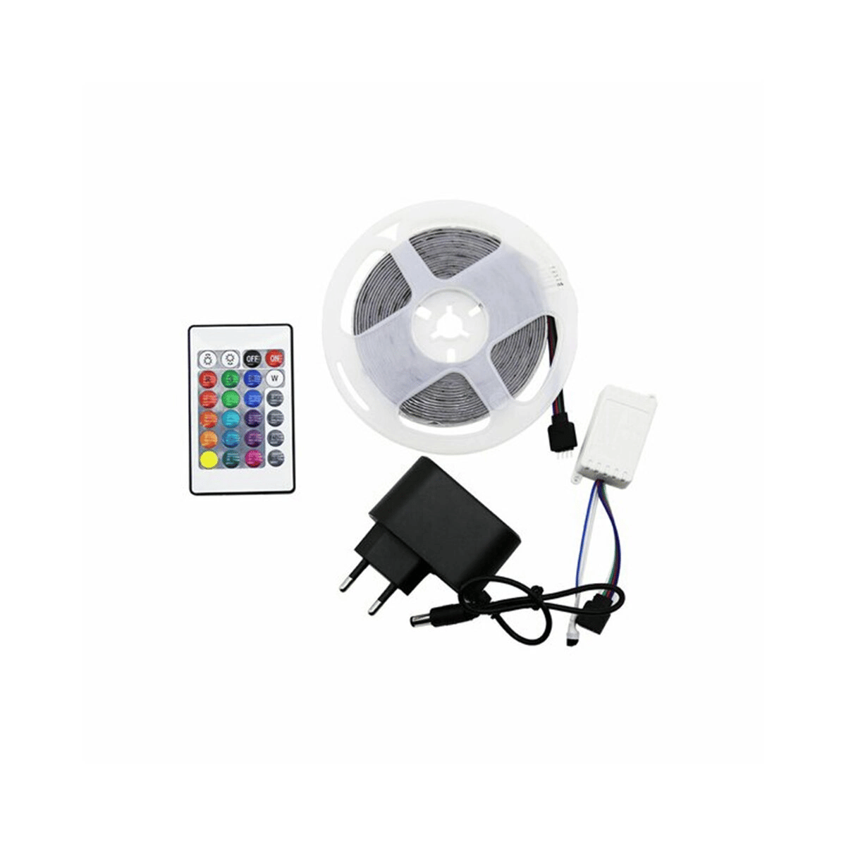 Led Rgb Kumandalı Şerit Led 5mt Bx40