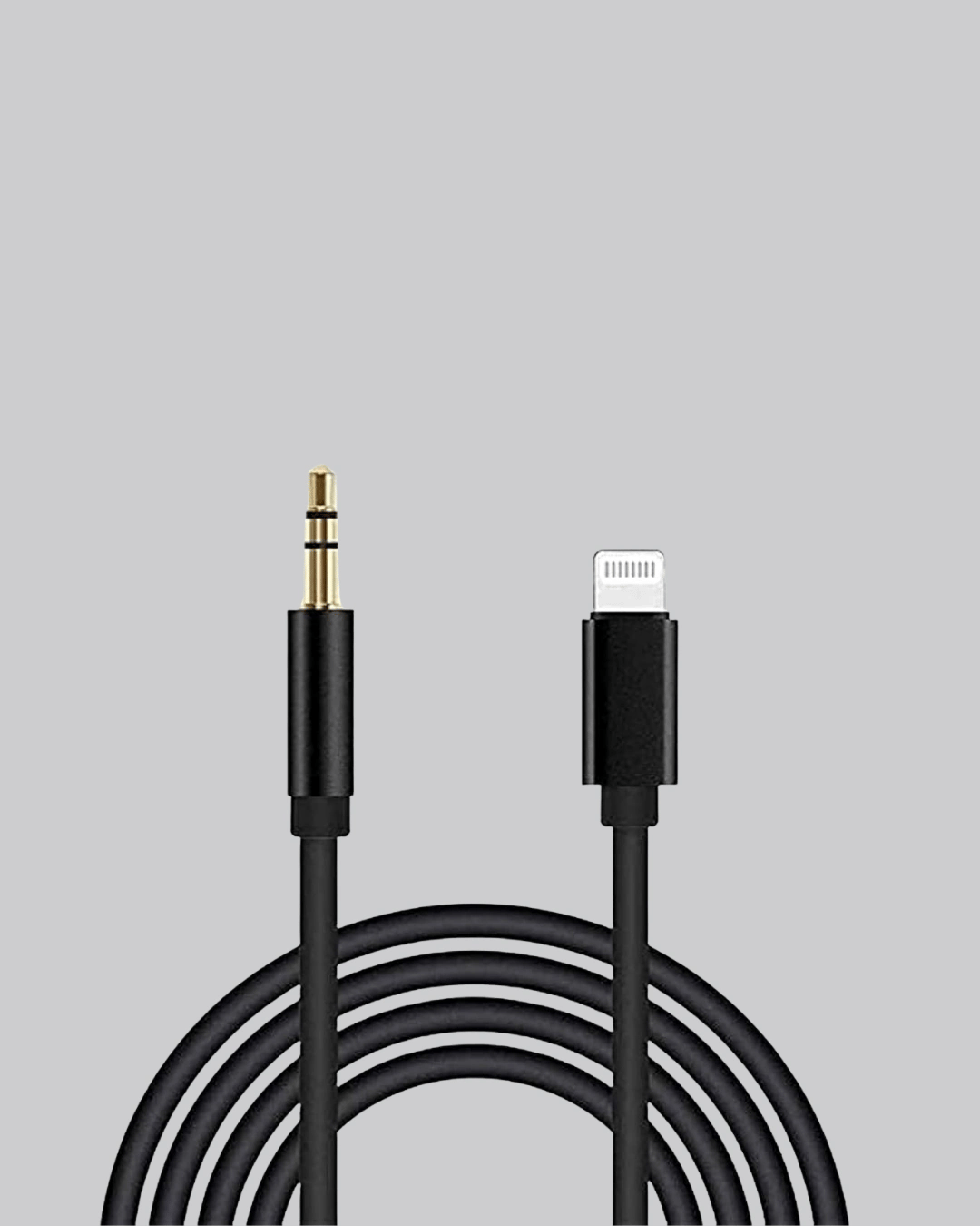 Lightning to 3.5mm Aux Ses Dönüştürücü Kablo 1 Metre Stereo Uyumlu