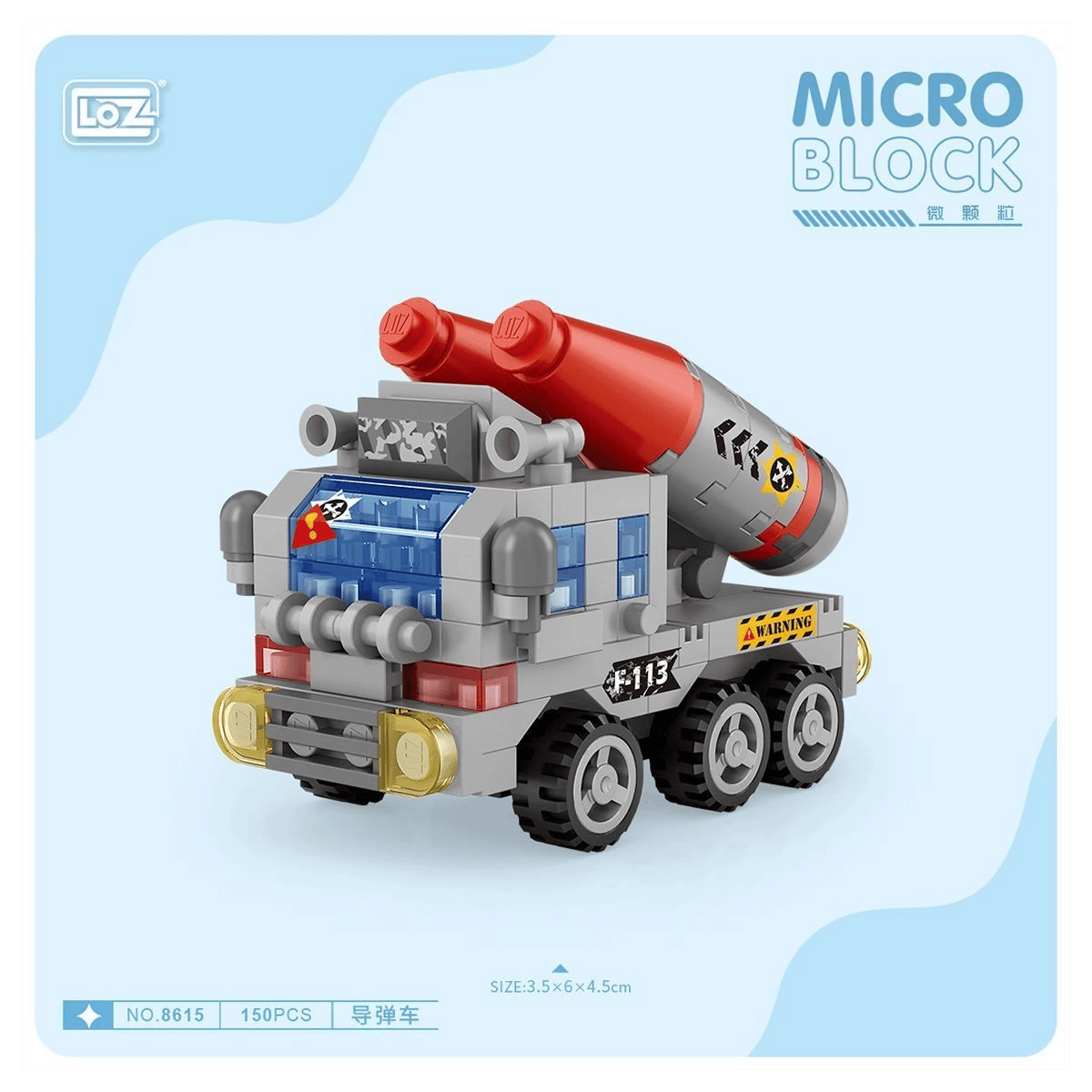 LZ8615 LOZ Araba Blok Seti Mini Poşet 150 Parça - life