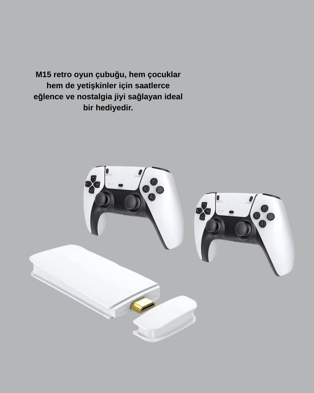M15 Video Oyun Konsolu 20 Emülatör Destekli 64GB Bellekli