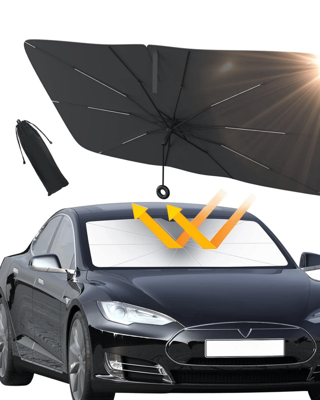 Mercedes CLA, Audi A5, BMW 4 Serisi, VW Arteon, Toyota Camry Uyumlu Oto Şemsiye