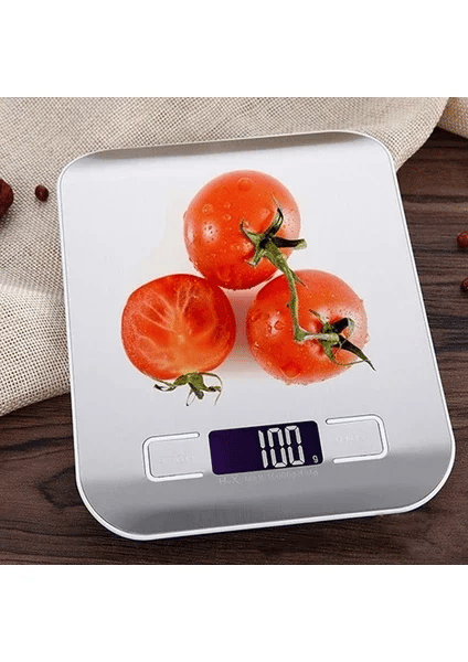 Metal Dijital Mutfak Terazisi Hassas Tartı 5 Kg Crown Bx40