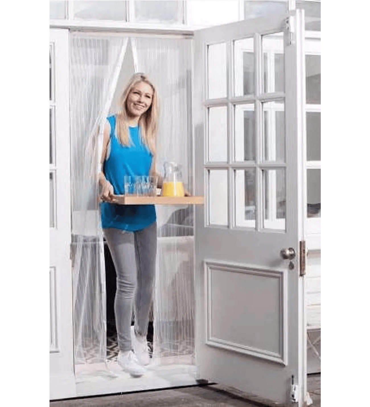 Mıknatıslı Kapı Sinekliği Tül Perde 105 X 205 Cm Bx40