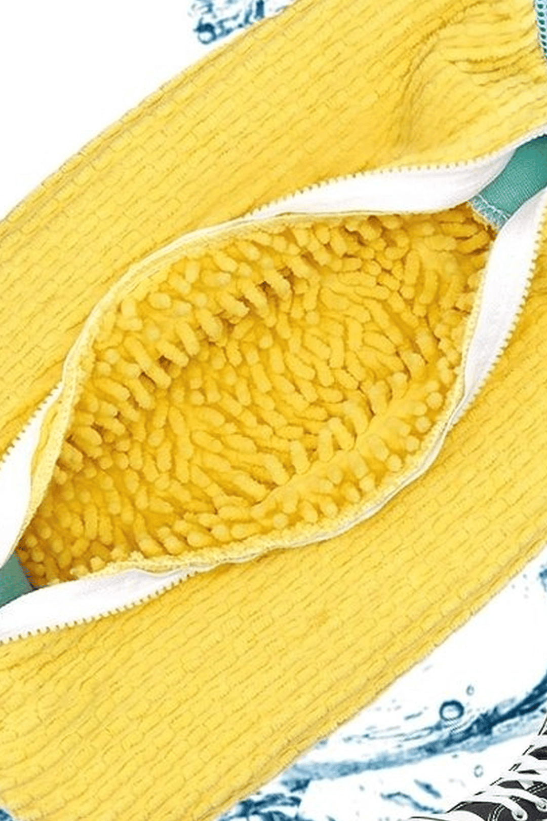 Mikrofiber Astarlı 1 Adet Ayakkabı Yıkama Torbası - Fermuarlı Spor Ayakkabı Koruyucu BX-313582