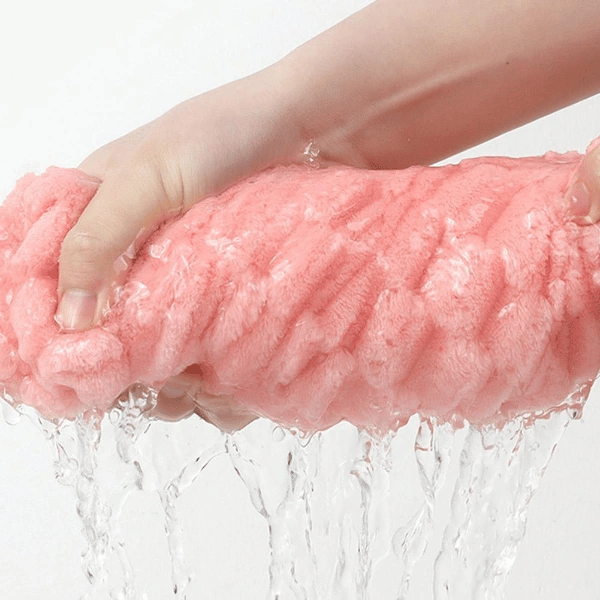 Mikrofiber Örgü Saç Kurutma Bone Havlu