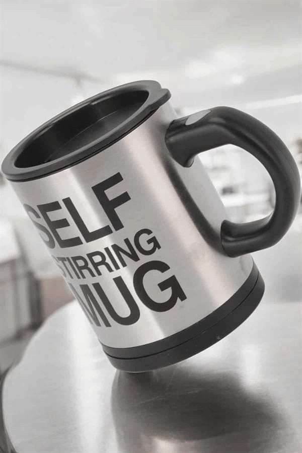 Mikser Kupa Yazılı Mug Bardak Karıştırma Özelliği