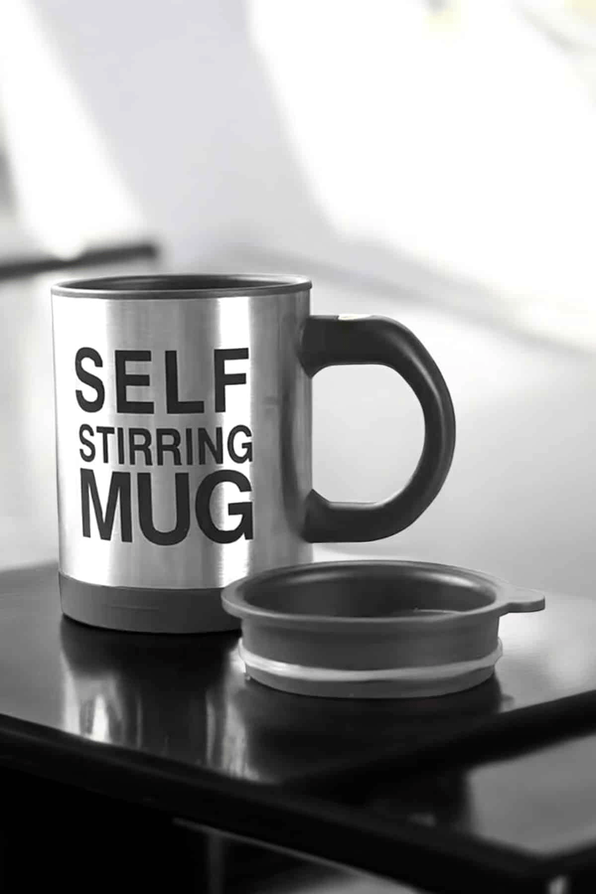 Mikser Kupa Yazılı Mug Bardak Karıştırma Özelliği