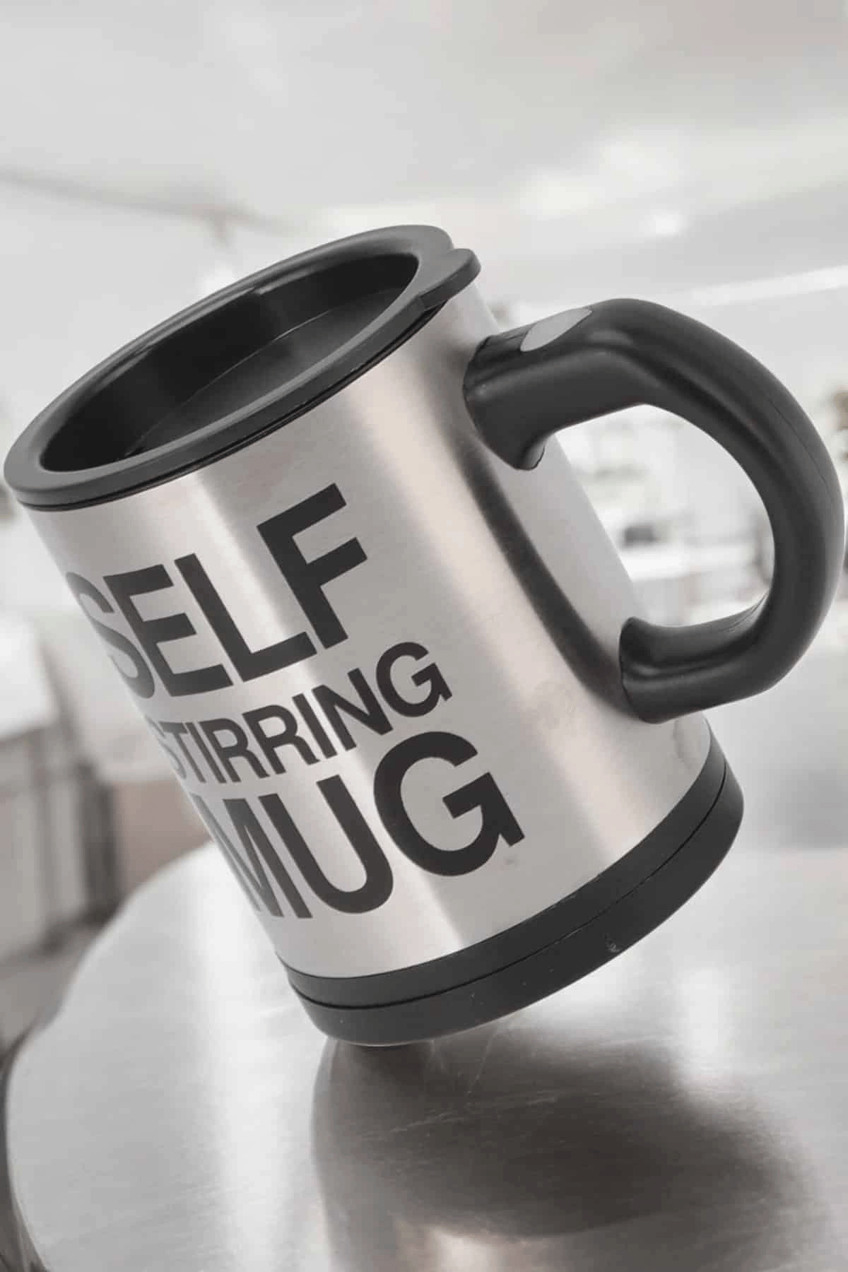 Mikser Kupa Yazılı Mug Bardak Karıştırma Özelliği
