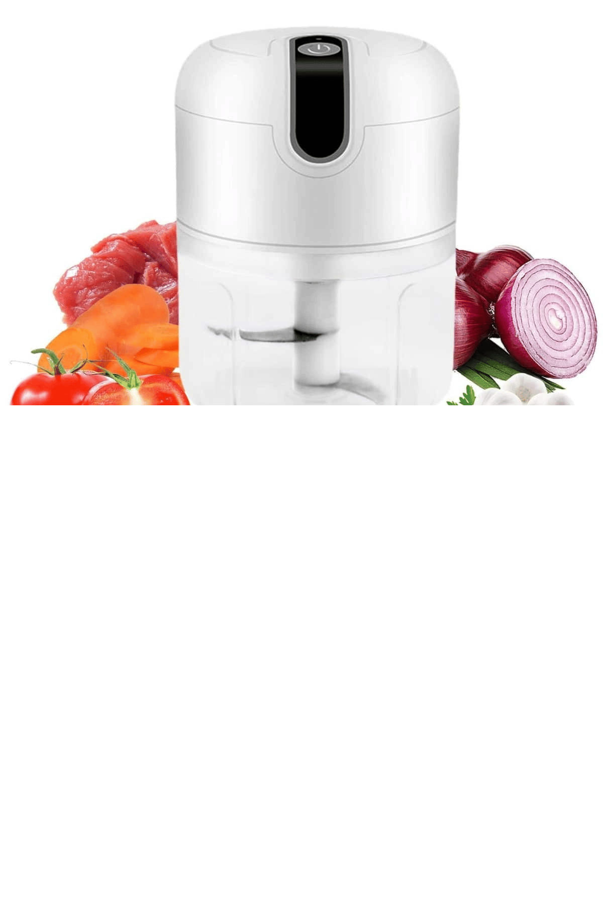 Mini Doğrayıcı Rondo Taşınabilir Mini El Blender Paslanmaz Çelik