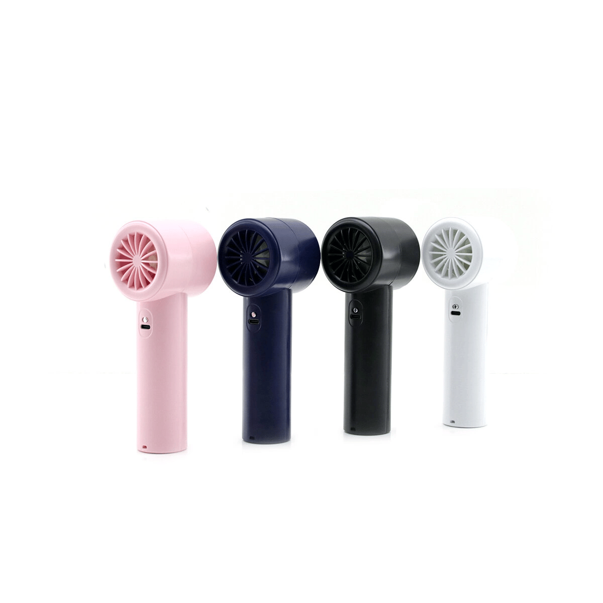 Mini El Fanı Renki Ayarlanabilir Hız Ayarı Dijital Gösterge Fan - Vantilatör 5w Wx-638 Herhangi Bir Renk Gönderilir Bx40