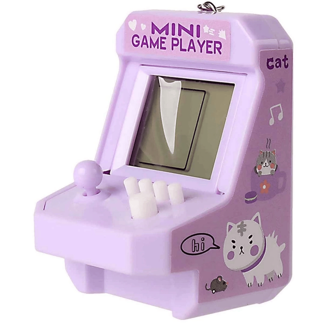 Mini Oyun Konsolu 23 Oyun Modlu Tetris Anahtarlık - 1 Adet Stokta Olan Gönderilir