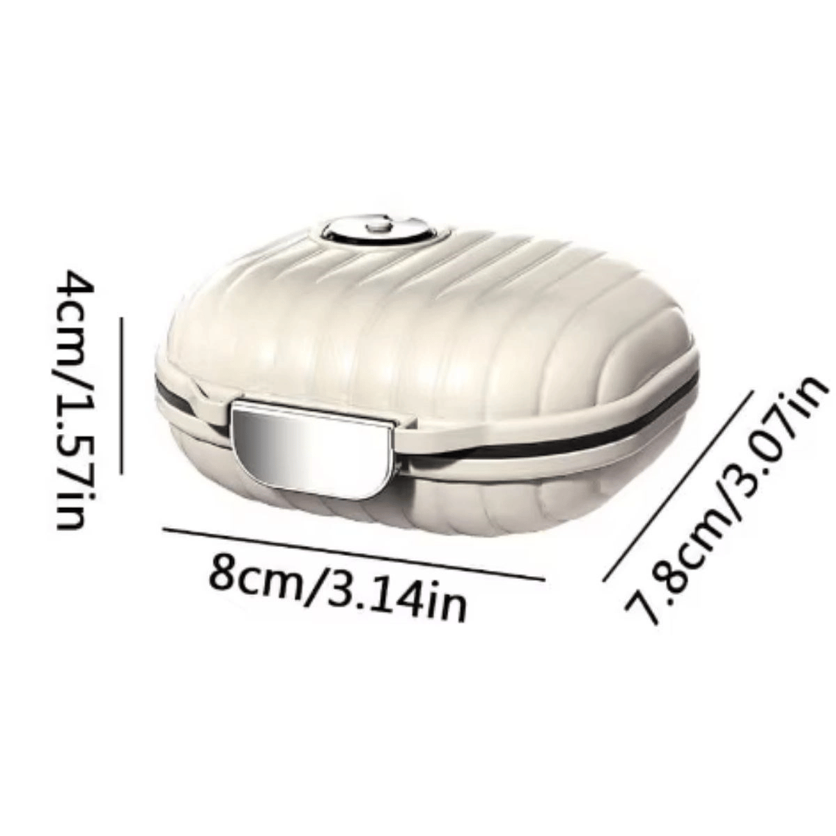 Mini Taşınabilir İlaç Kutusu 7 Gün Bölmeli Küçük İlaç Kutusu Bx40