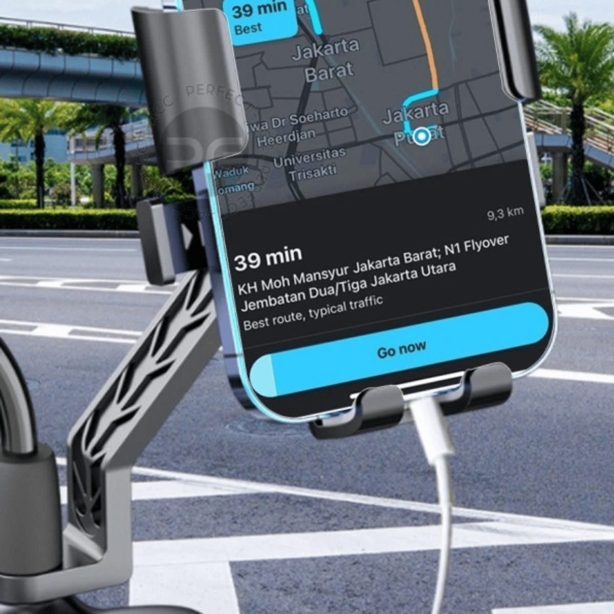 Motor,motosiklet,bisiklet ,scooter İçin 360 Derece Dönebilen Dikiz Aynası Versiyonu Telefon Tutucu Aparat Bx40