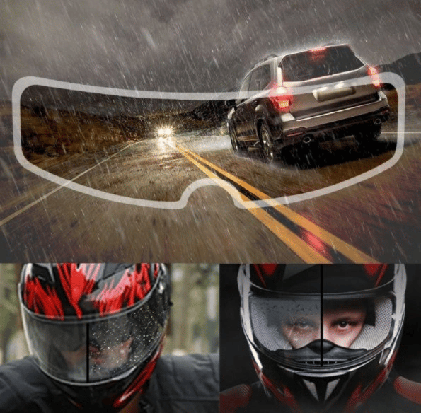 Motosiklet  Kaskı İçin Yağmur Kaydırıcı Film Bx40