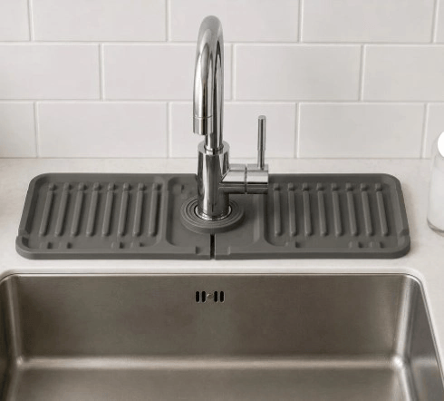 Mutfak Banyo Lavabo Kenarı Silikon Mat Gri Bx40