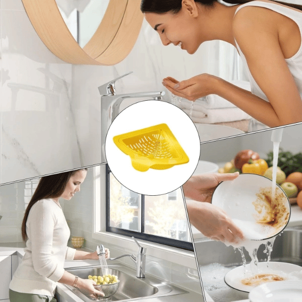Mutfak ve Banyo Üçgen Lavabo Süzgeci