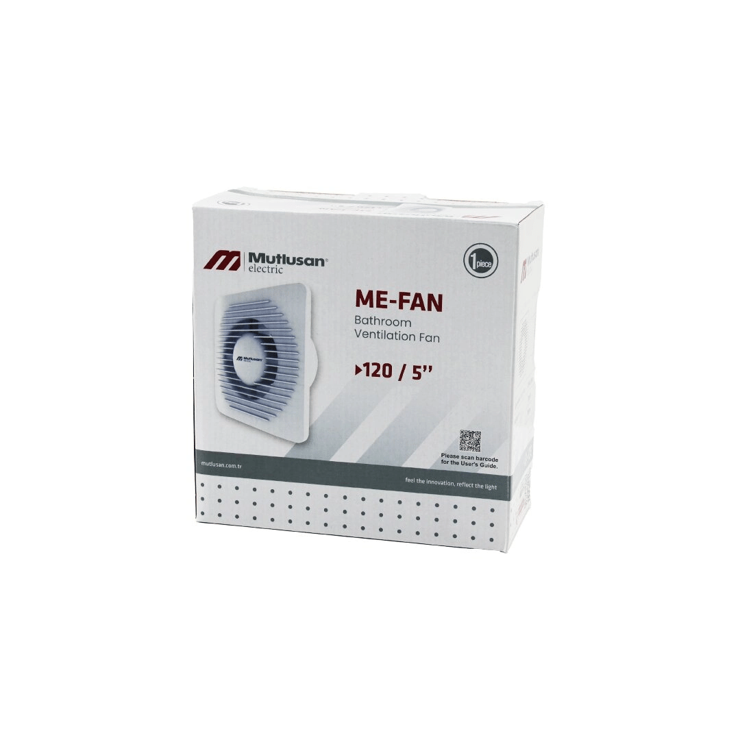 Mutlusan-001 211 000 120 00 00 Me-fan 120/5" Banyo Tuvalet Havalandırma Aspiratörü 15w 1900rpm 120m3/h Bx40