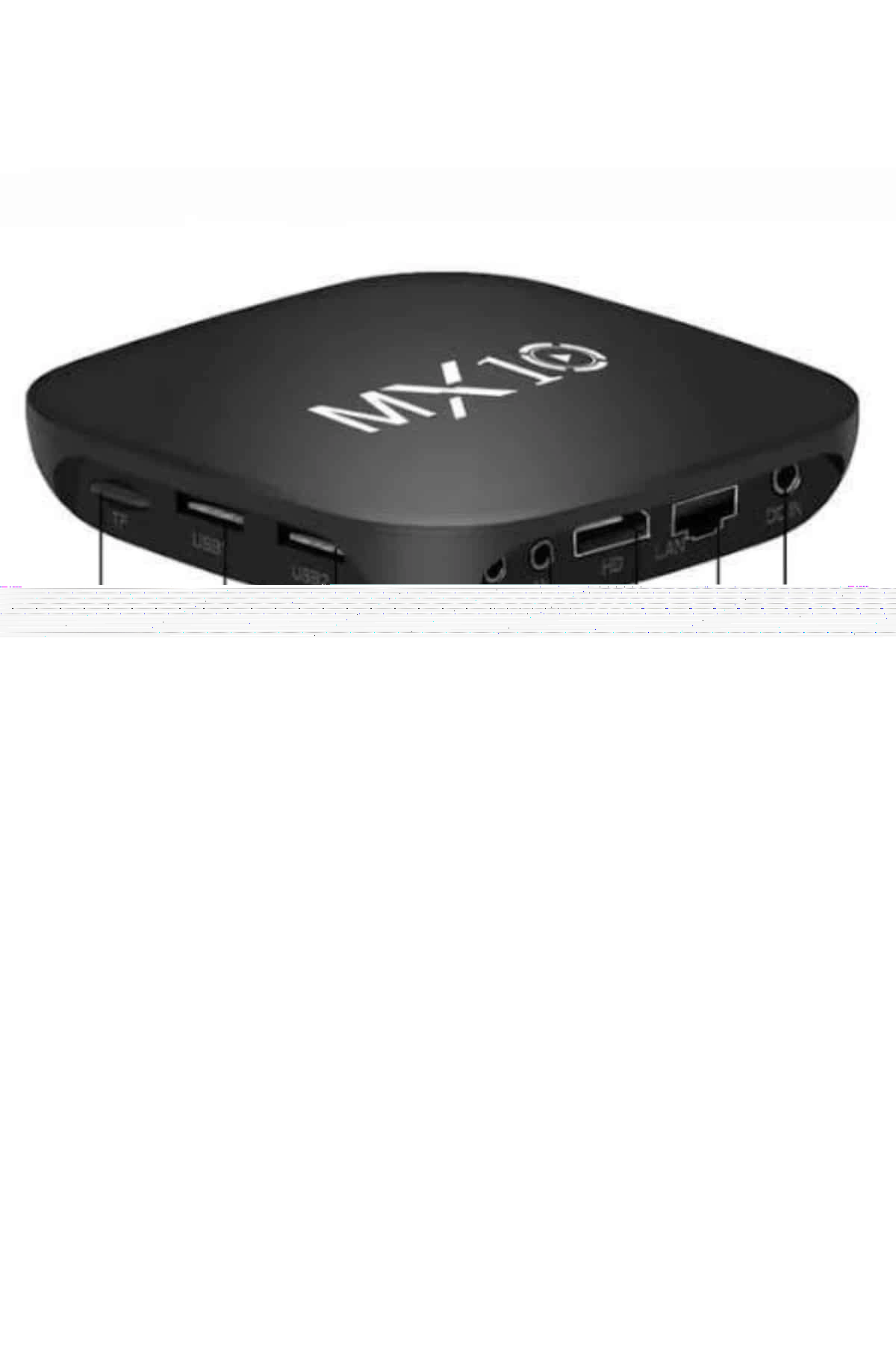 Mx Box Android Tv Media Sound 4K Ultra HD Görüntü Kaliteli