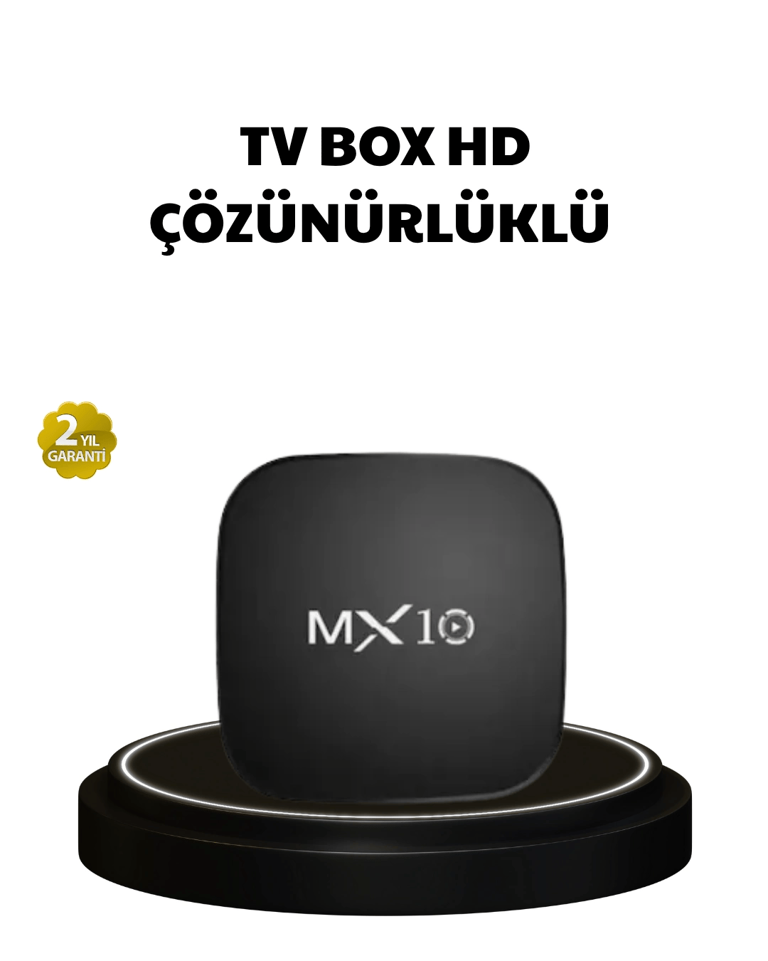 MX Box S 4K Android TV Box – Google Asistan, Dolby Ses, 8 GB Hafıza, Chromecast Desteği