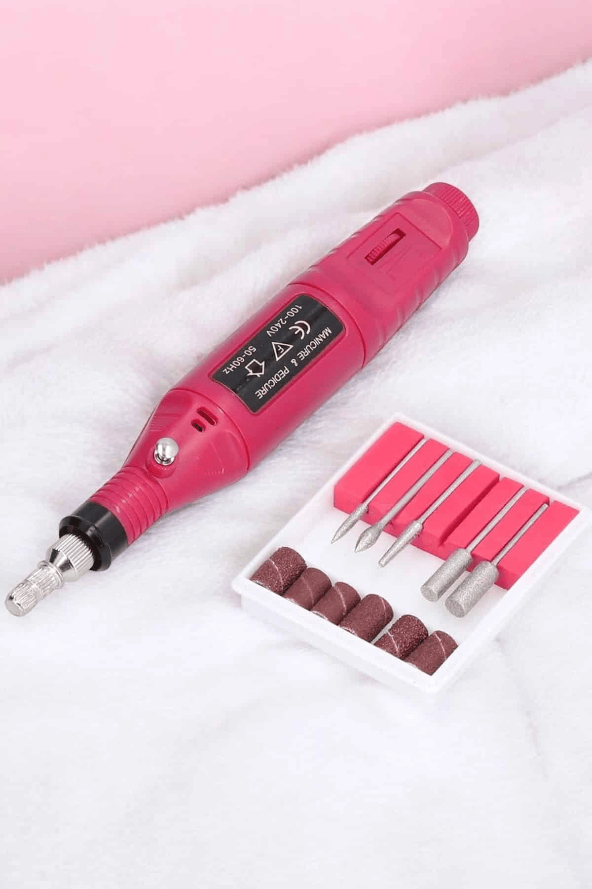Nasır Temizleyici Manikür Pedikür Seti Elektrikli USB Girişli