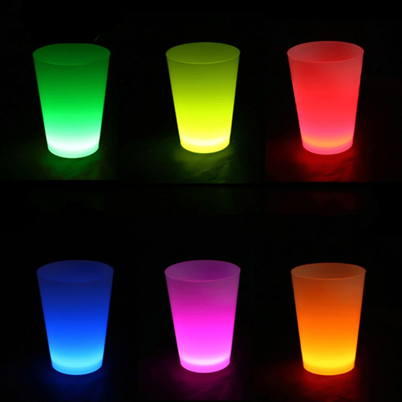 Neon Parti Glow Bardak 1.5 Oz Karışık Renk 1 Adet Tekli Bx40