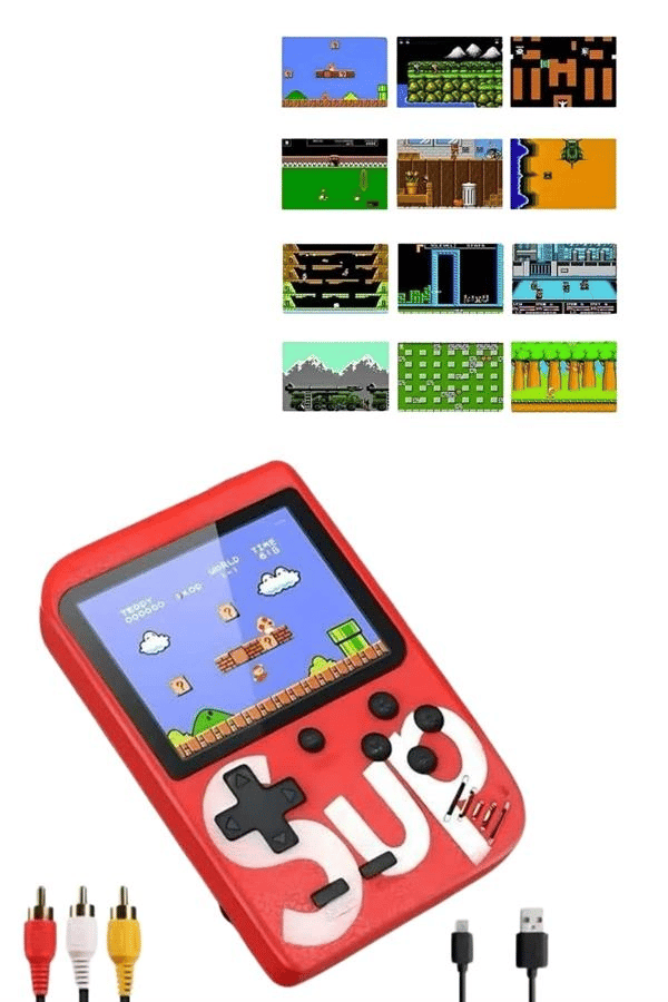 Nostalji Oyunlu Mini Atari Gamebox 400 Oyunlu El Atarisi